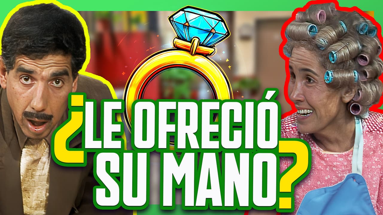 El Profesor Jirafales le ayuda a Doña Florinda a arreglar el restaurante