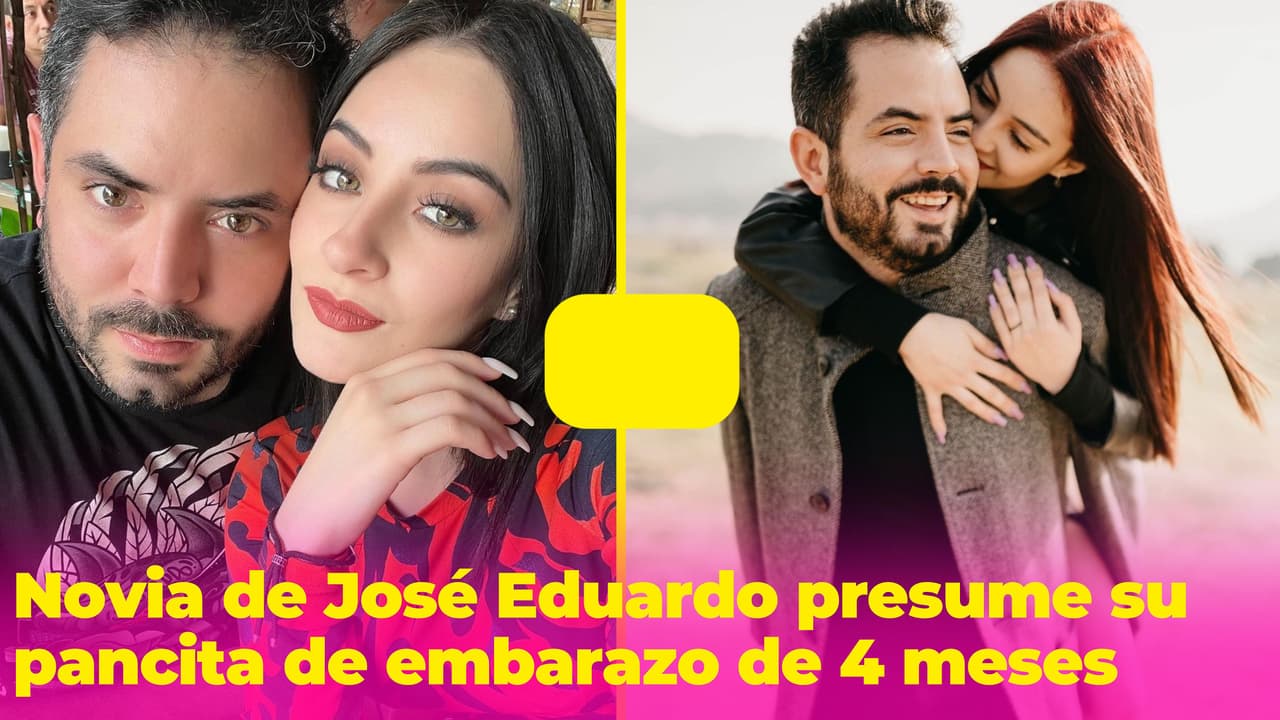 Novia de José Eduardo presume su pancita de embarazo de 4 meses y enternece a sus fans