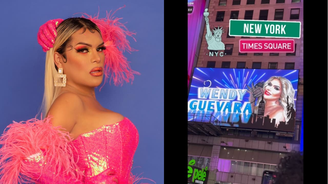 Wendy conquista las calles de Nueva York: su rostro aparece en Times Square