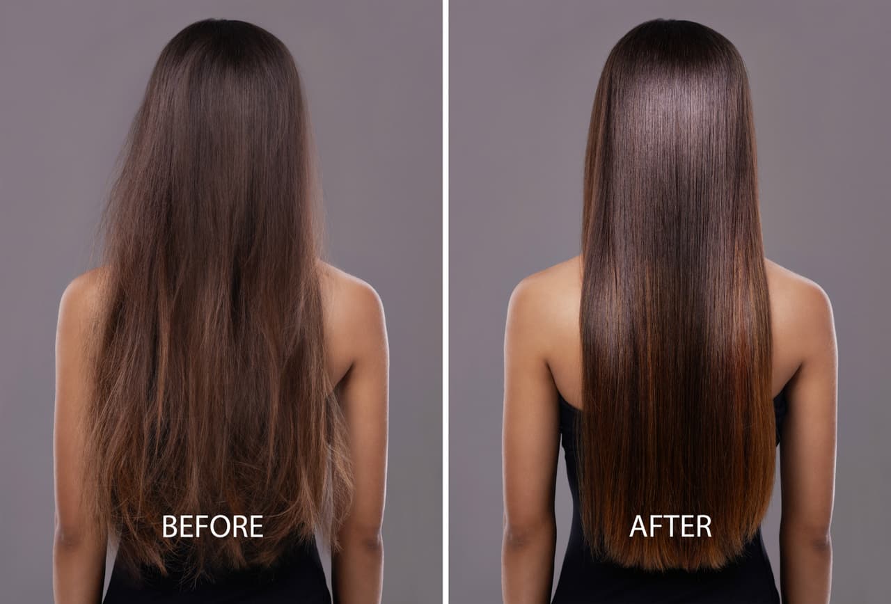 La mascarilla eliminará el frizz de tu cabello, dejándolo suave y lacio