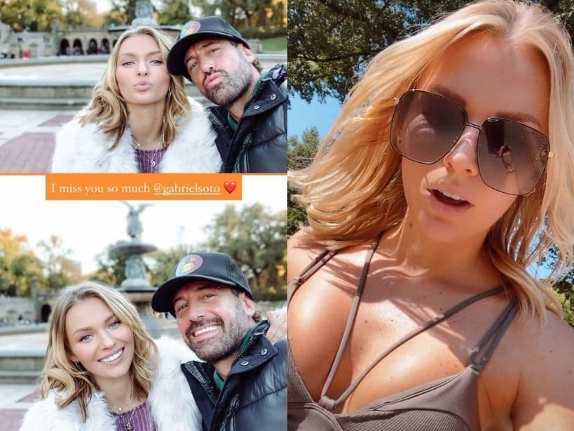 En 2018, Irina Baeva y Gabriel Soto se fotografiaron al pie de la Fuente de Bethesda, el monumento más famoso de Central Park.
