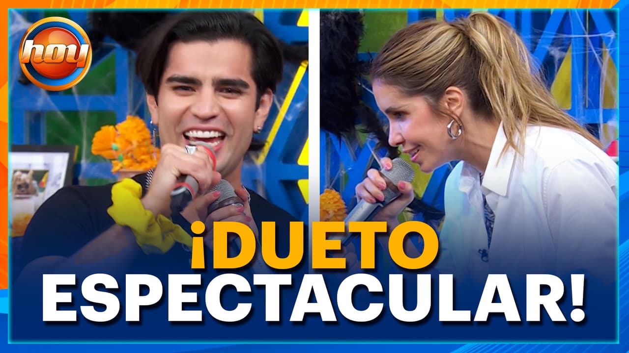 Aarón Mercury y Andrea Escalona sorprenden cantando juntos