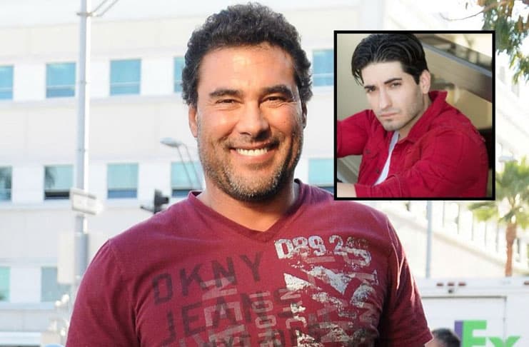 Ernesto Yañez y su hijo