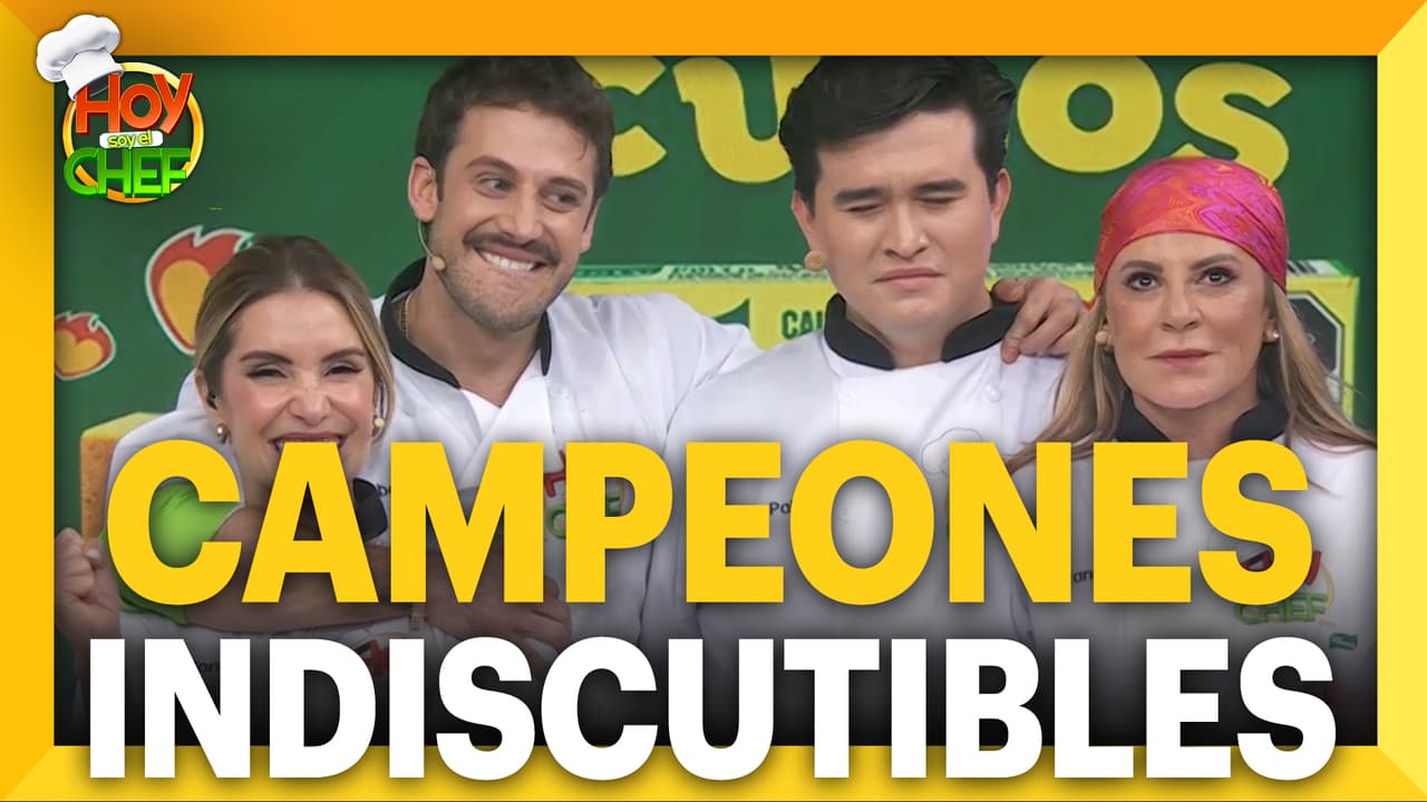 ¡Y el ganador es…! Así se vivió el impactante anuncio de los ganadores de Hoy soy el Chef