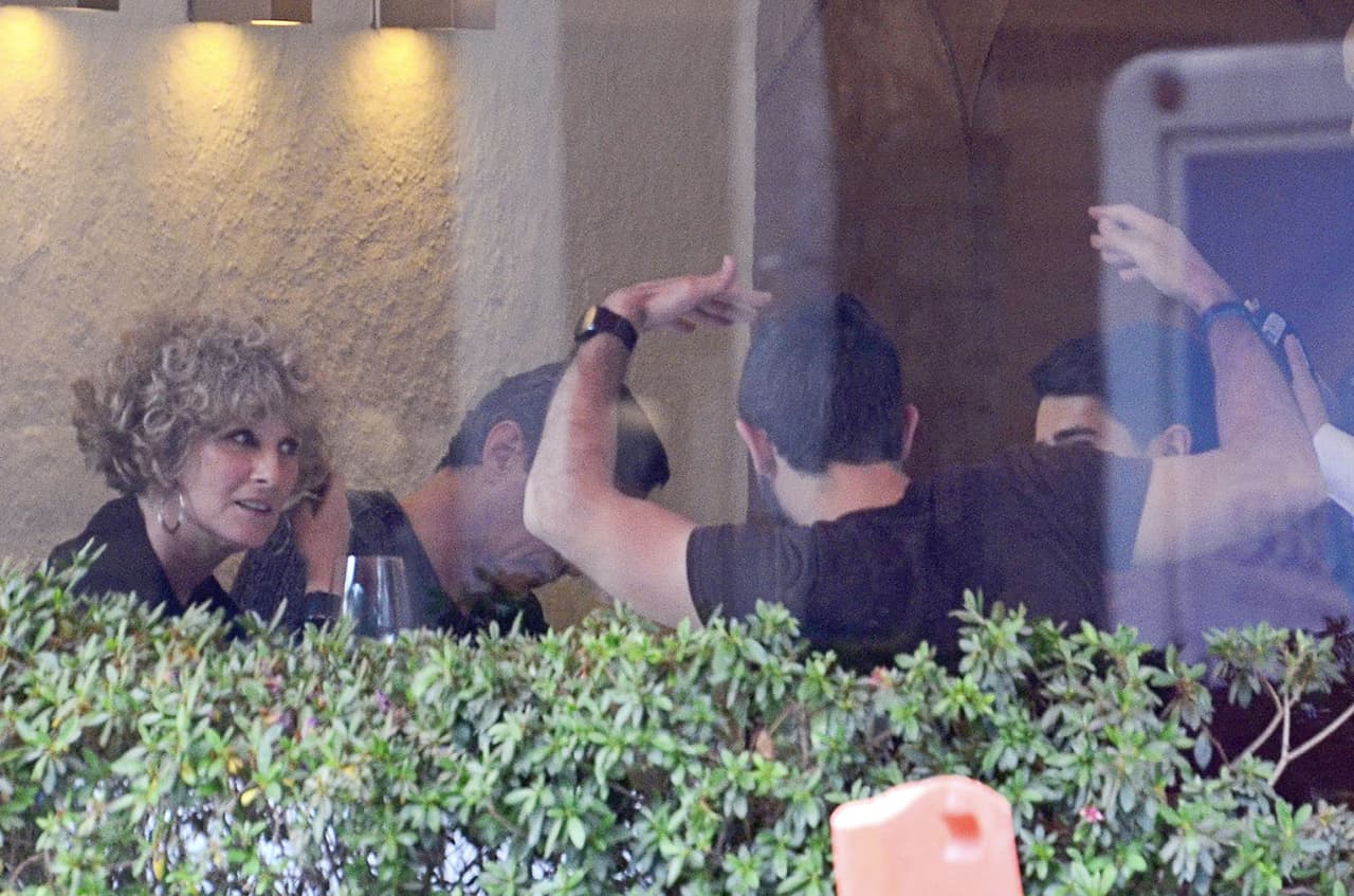 Christian Bach estuvo conviviendo en familia