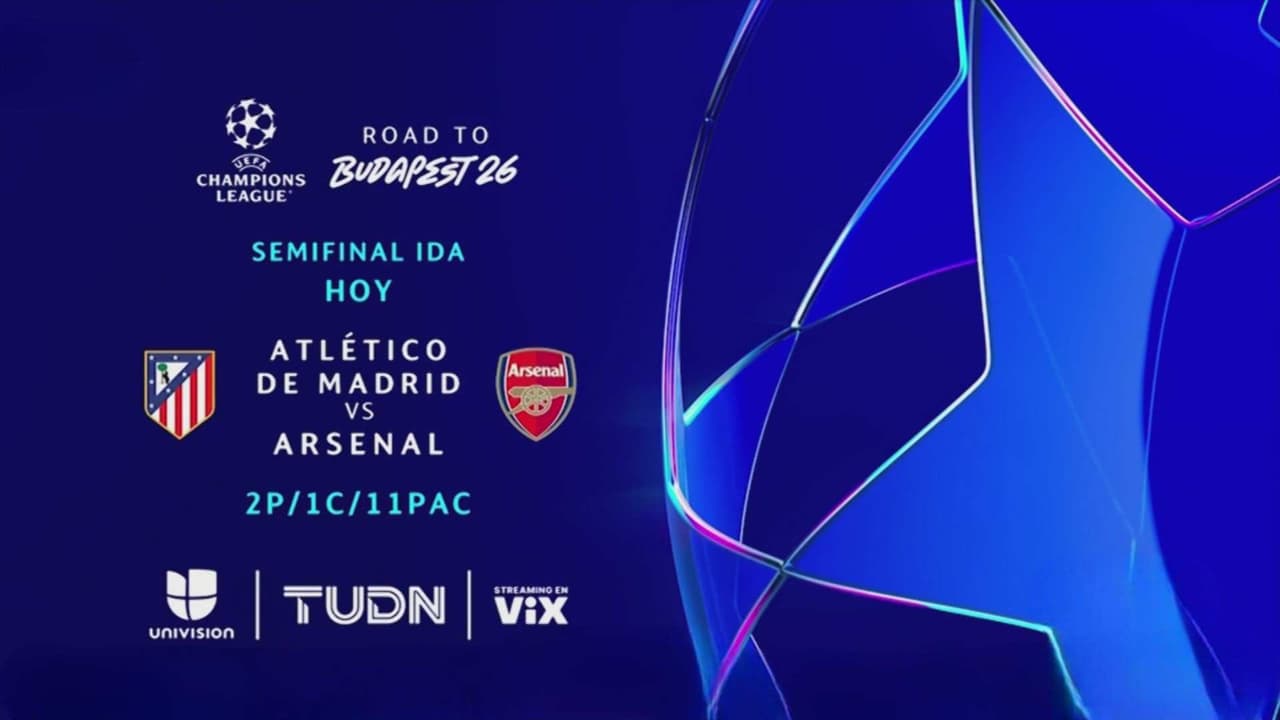 A qué hora y dónde ver la semifinal de la Champions League entre Atlético de Madrid Vs Arsenal hoy 29 abril