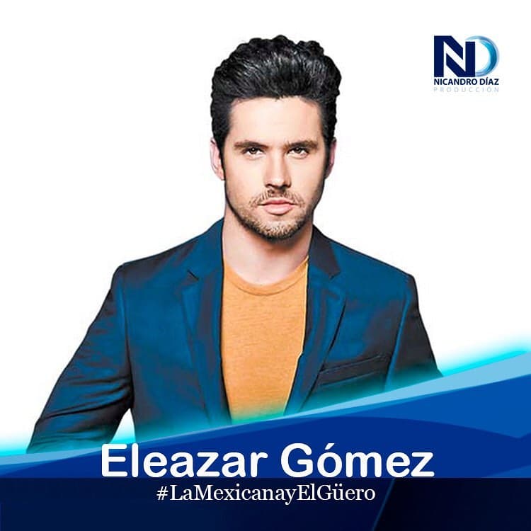 Eleazar Gómez hará una pausa en su carrera como cantante para sumarse a este producción; entre sus trabajos más recientes en la pantalla se encuentran 'Silvia Pinal frente a ti' y 'Simplemente María'.