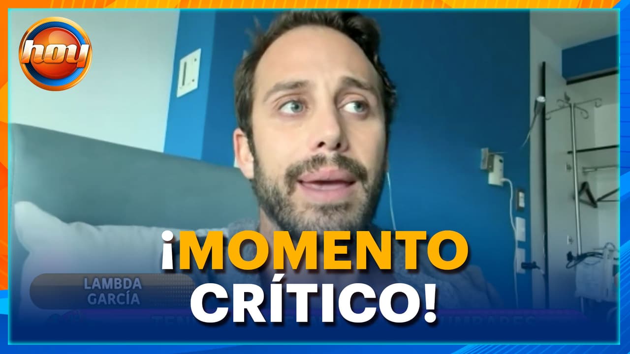 Lambda García habla del RIESGO que enfrentó y que pudo dejarlo sin caminar