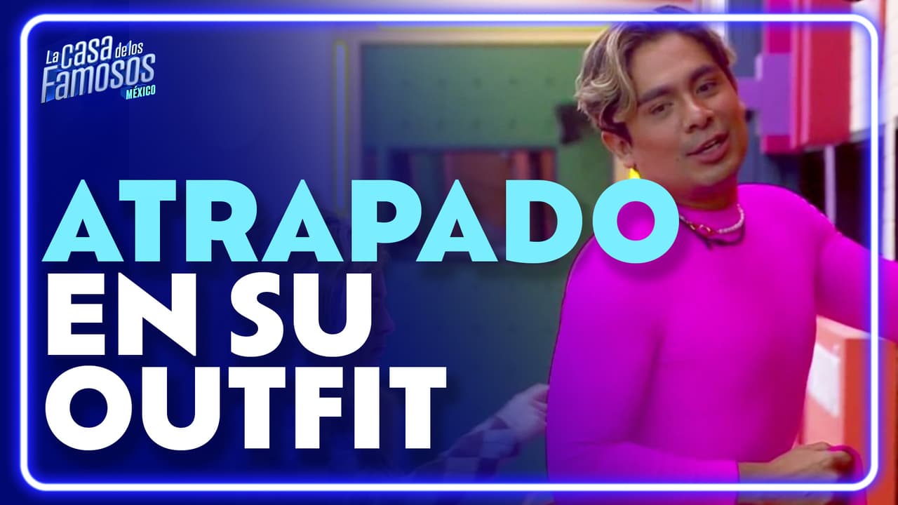 Ricardo sufre con su novedoso outfit y Briggitte lo ayuda a liberarse