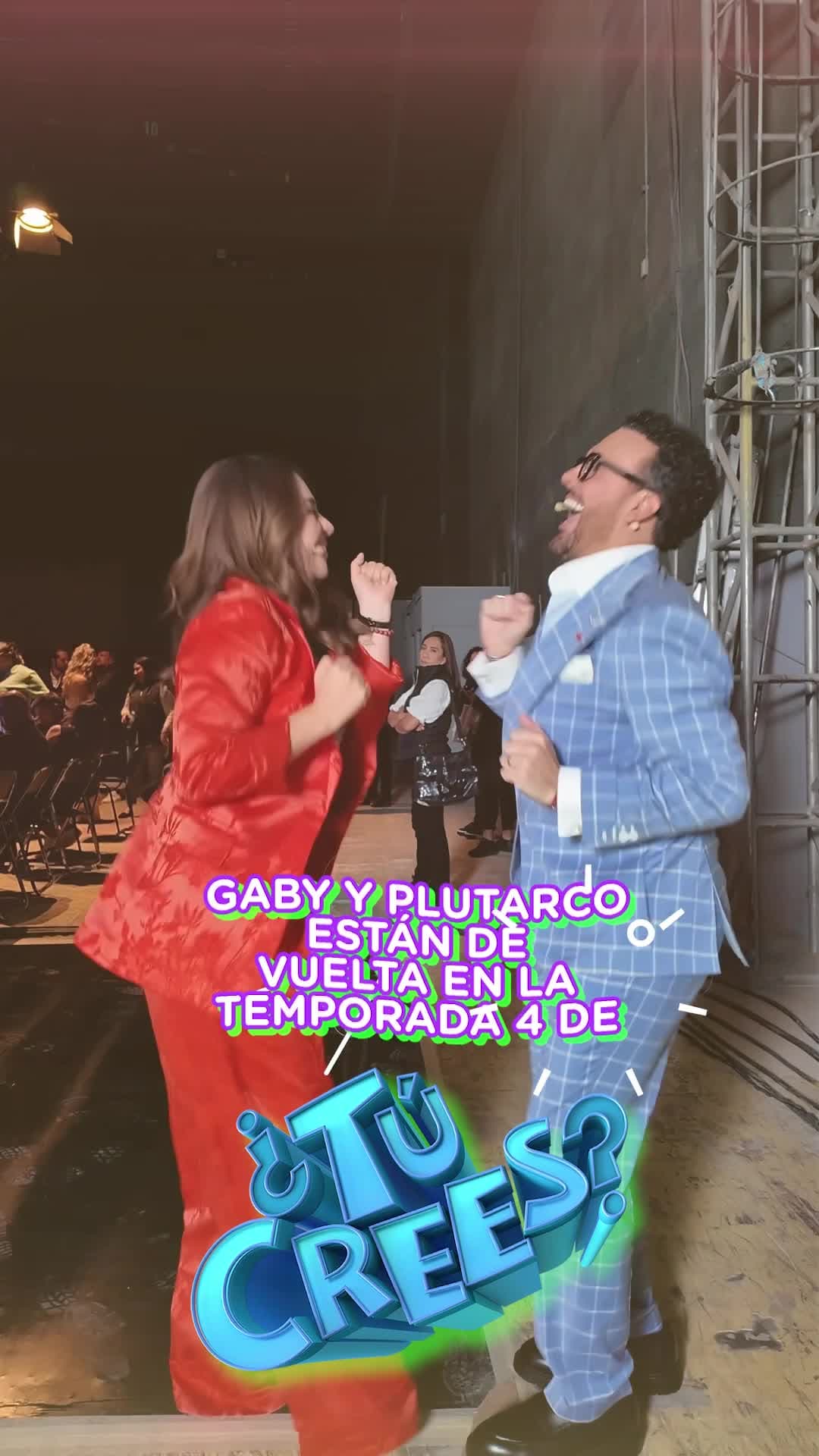 Baile de tiktok con Ricardo Margaleff y Daniela Luján