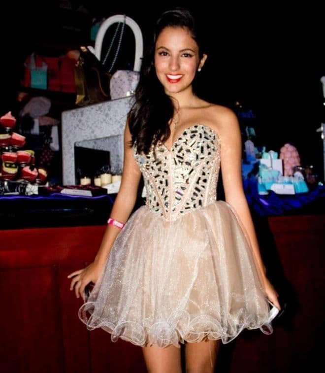 Las cámaras captaron a Sofía en su fiesta de 18 años