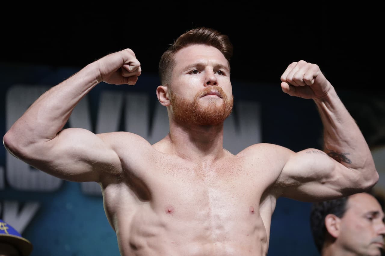 'Canelo' Álvarez antes de su pelea en Las Vegas