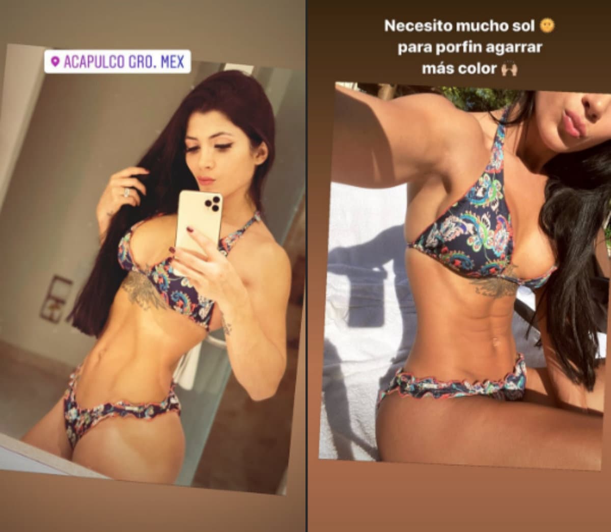 Kimberly Flores presume su torneada figura en Acapulco