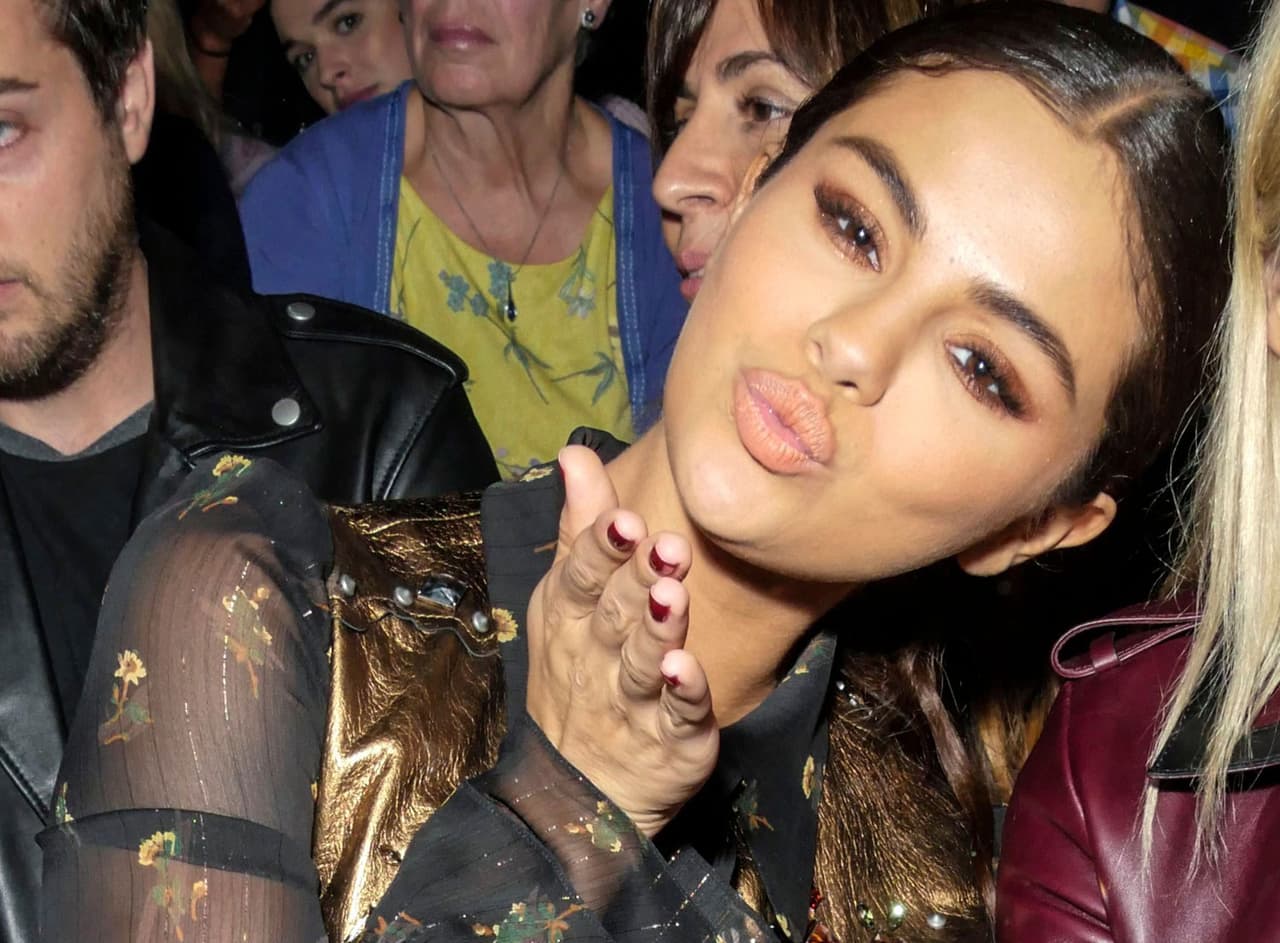 Selena Gomez deslumbró en la semana de moda en Nueva York