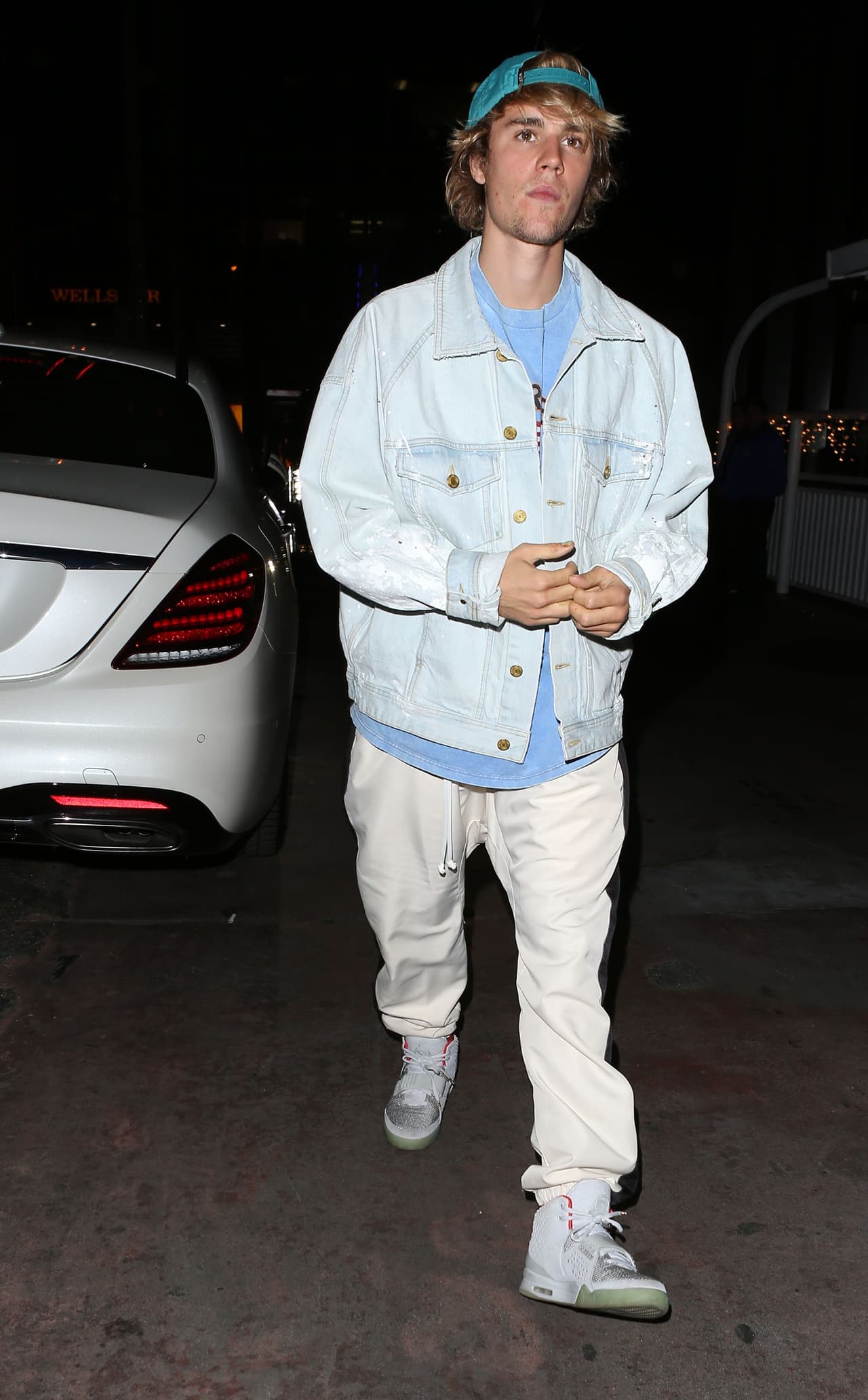 Justin Bieber y Baskin Champion asistieron a un concierto