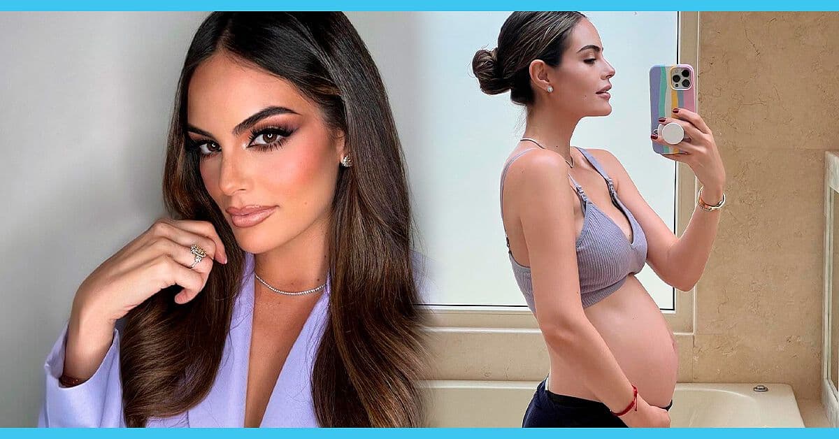 Ximena Navarrete: así se mueve su bebé en su pancita de embarazo