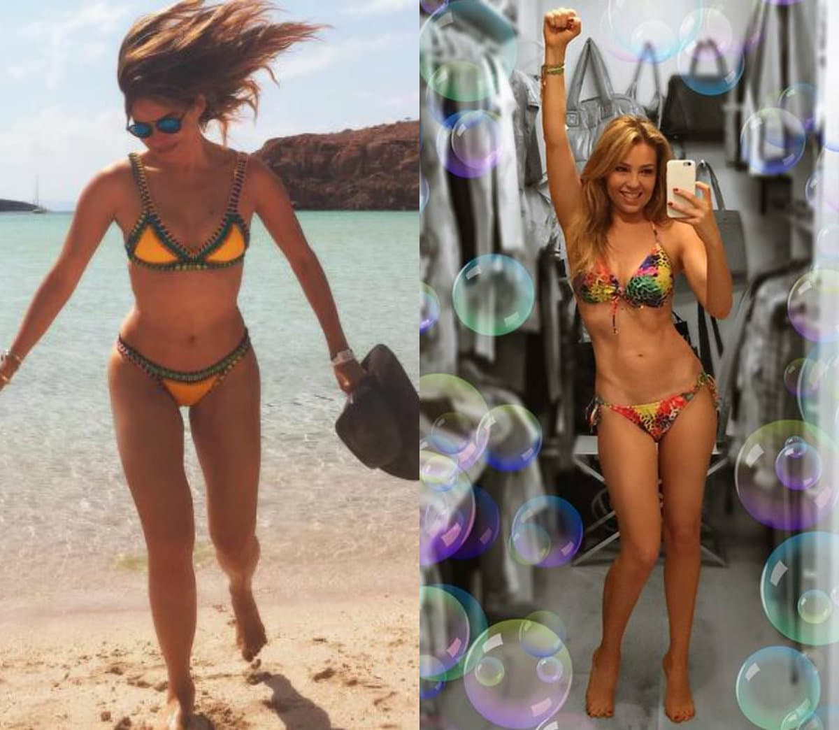 “Qué sensual”, “Estás perfecta”, “Wow, espectacular”, “Divina”, son algunos de los piropos que reciben