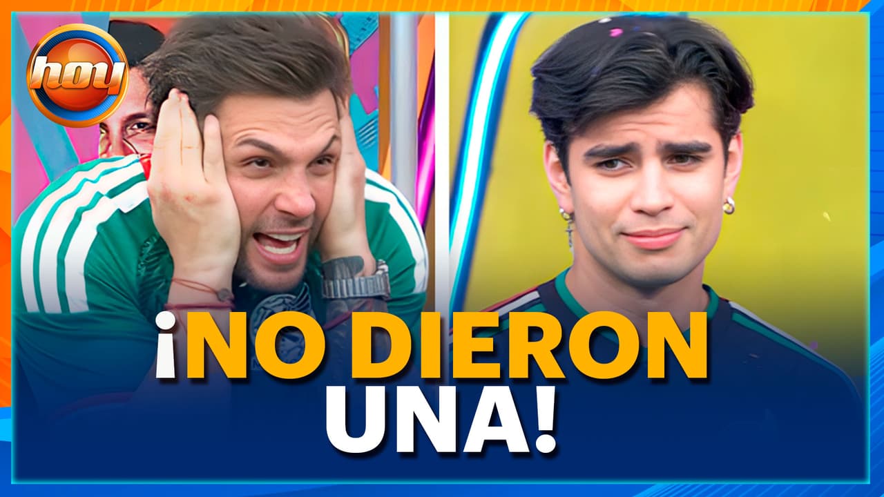 Aarón y Nicola sufren épica DERROTA en el reto futbolero