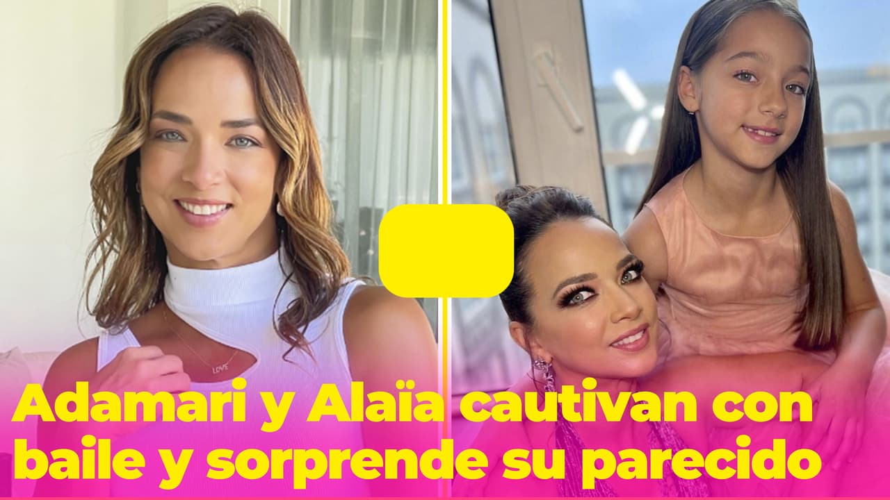 Alaïa pone a bailar a Adamari López y demuestra que heredó el talento para la danza de su papá