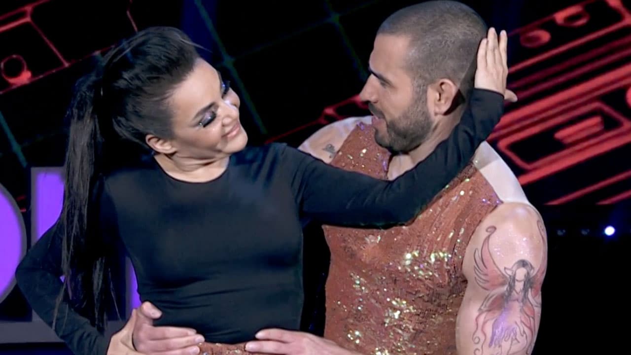 Lorena de la Garza y José Luis RESTAN puntos tras TROPIEZO durante su coreografía 