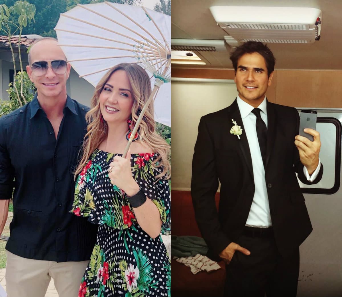 Andrea Legarreta recibe halagos de Erik Rubín y Daniel Arenas por esta foto