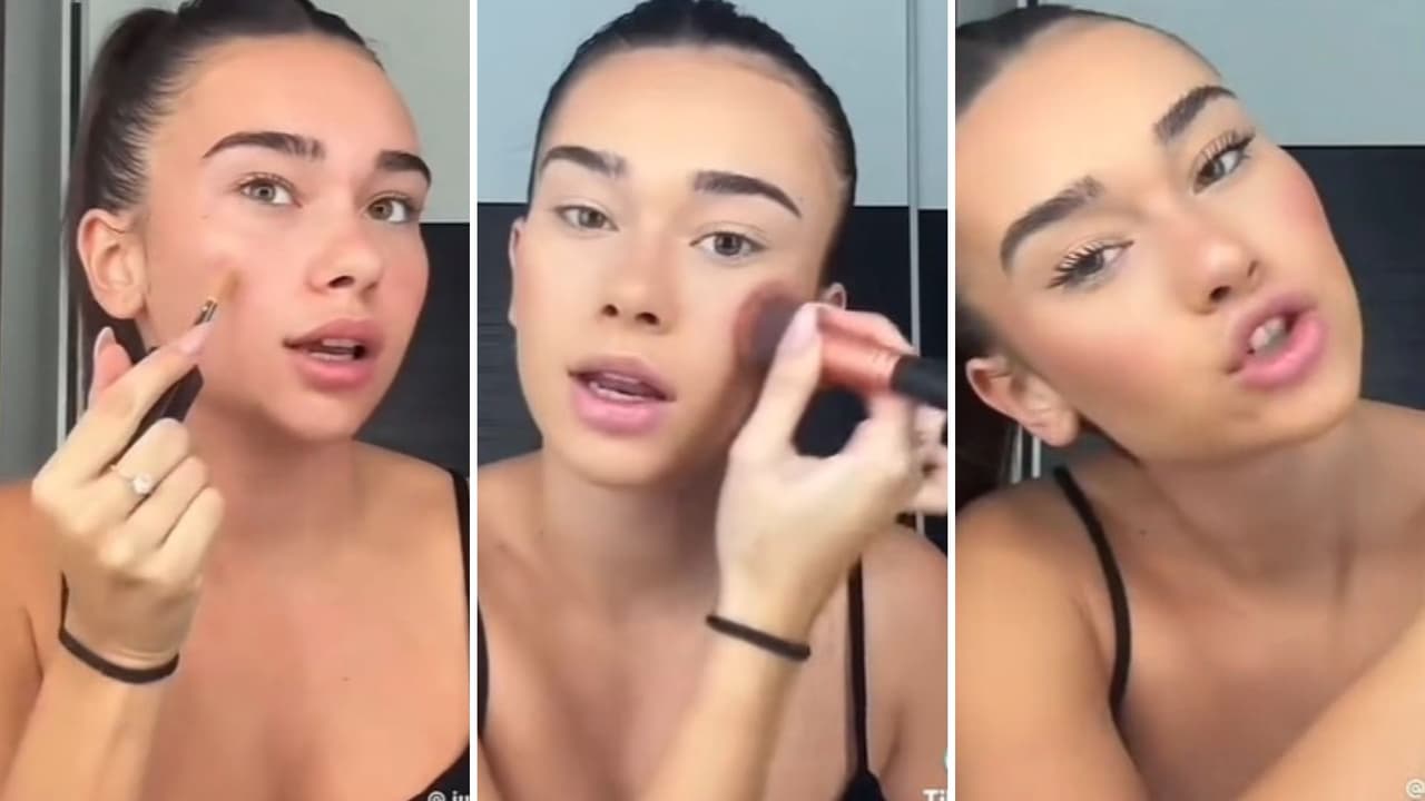Joven presume su maquillaje para el funeral de su abuelo