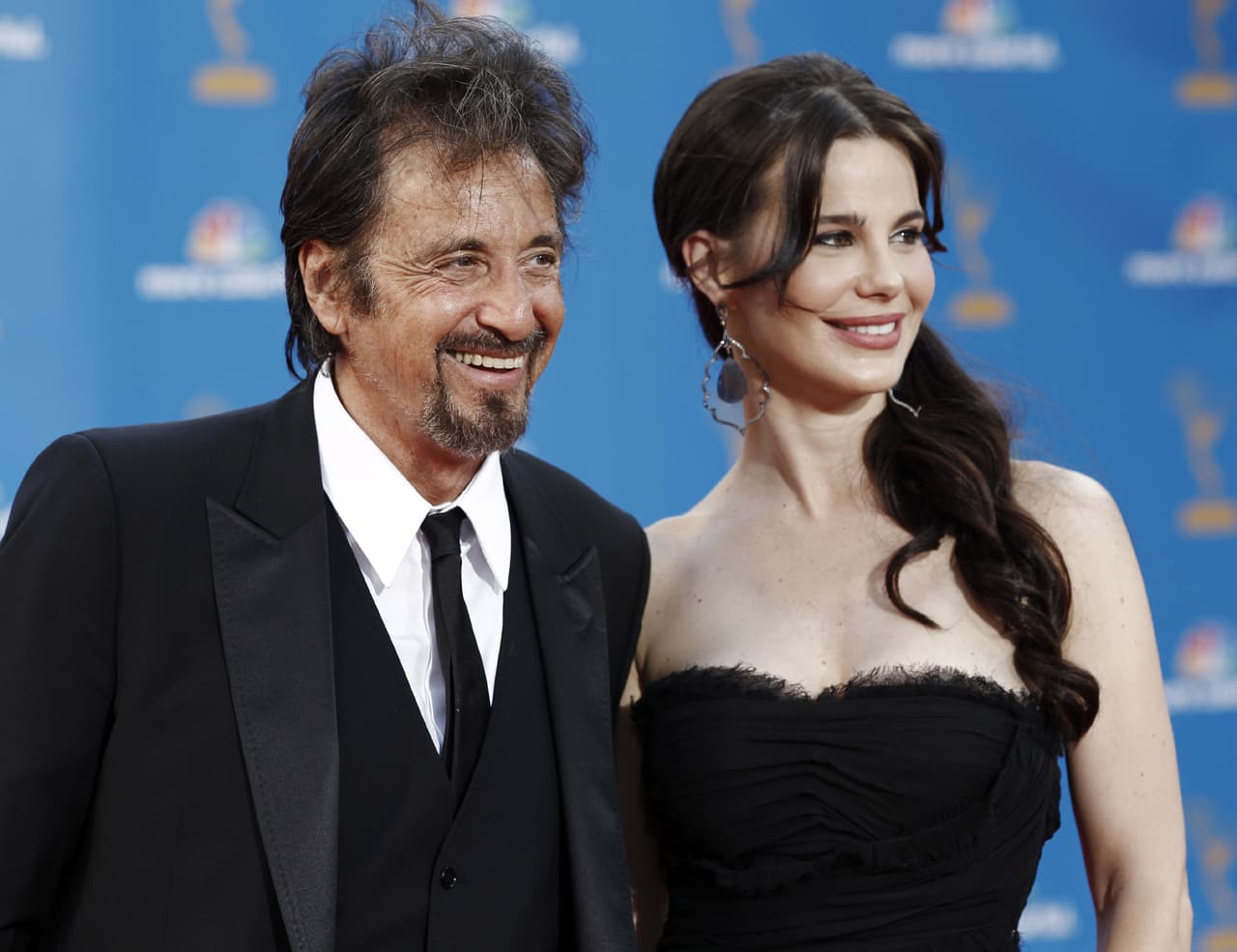 Al Pacino y Lucila Solá en los Premios Emmy 2010