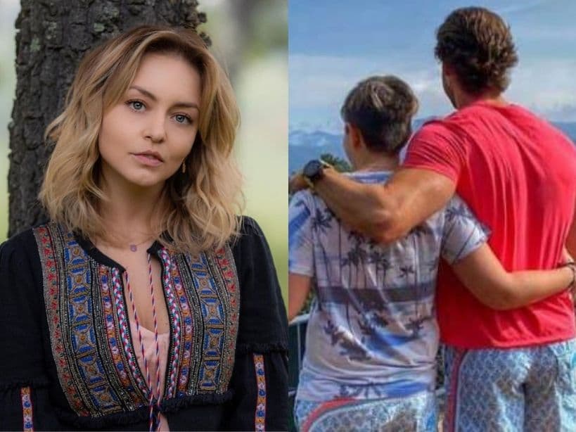 Angelique Boyer acompaña al hijo de Sebastián Rulli en su vuelo en parapente: ‘Santi hoy va a volar’