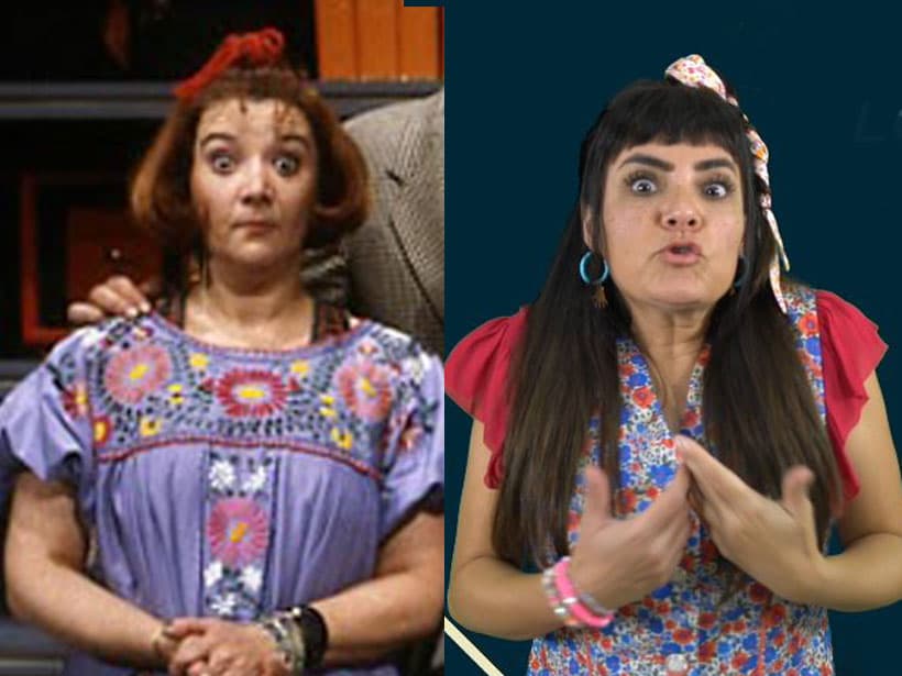 A la empleada doméstica llamada 'Claudia' la encarnaba la comediante María Luisa Alcalá y en la versión del 2021 Lorena de la Garza hará este papel.