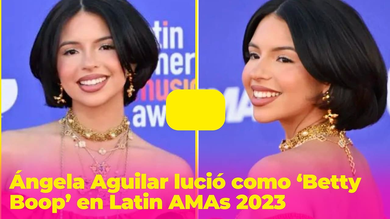 Ángela Aguilar luce como ‘Betty Boop’ en alfombra roja: impactó con mini vestido y plataformas