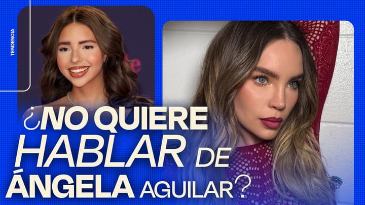 Belinda huye de la prensa cubierta en una cobija, ¿evita hablar de Ángela Aguilar?