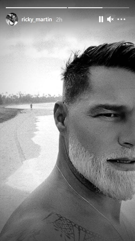 La imagen ha recibido miles de comentarios de sus fans y colegas famosos por la 
<b>apariencia platinada de su barba</b>.
<br>