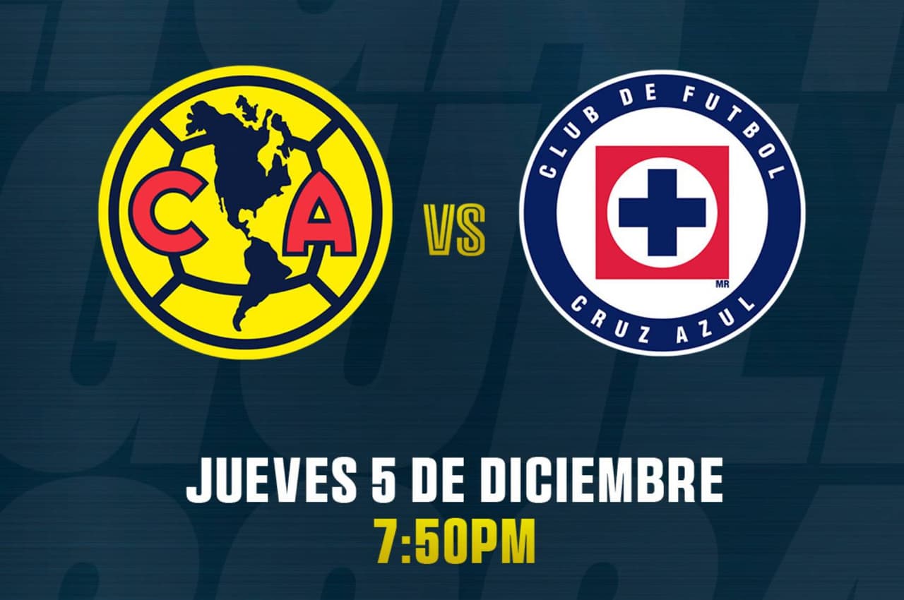 ¿Cuándo y dónde ver la semifinal de ida entre América y Cruz Azul? 