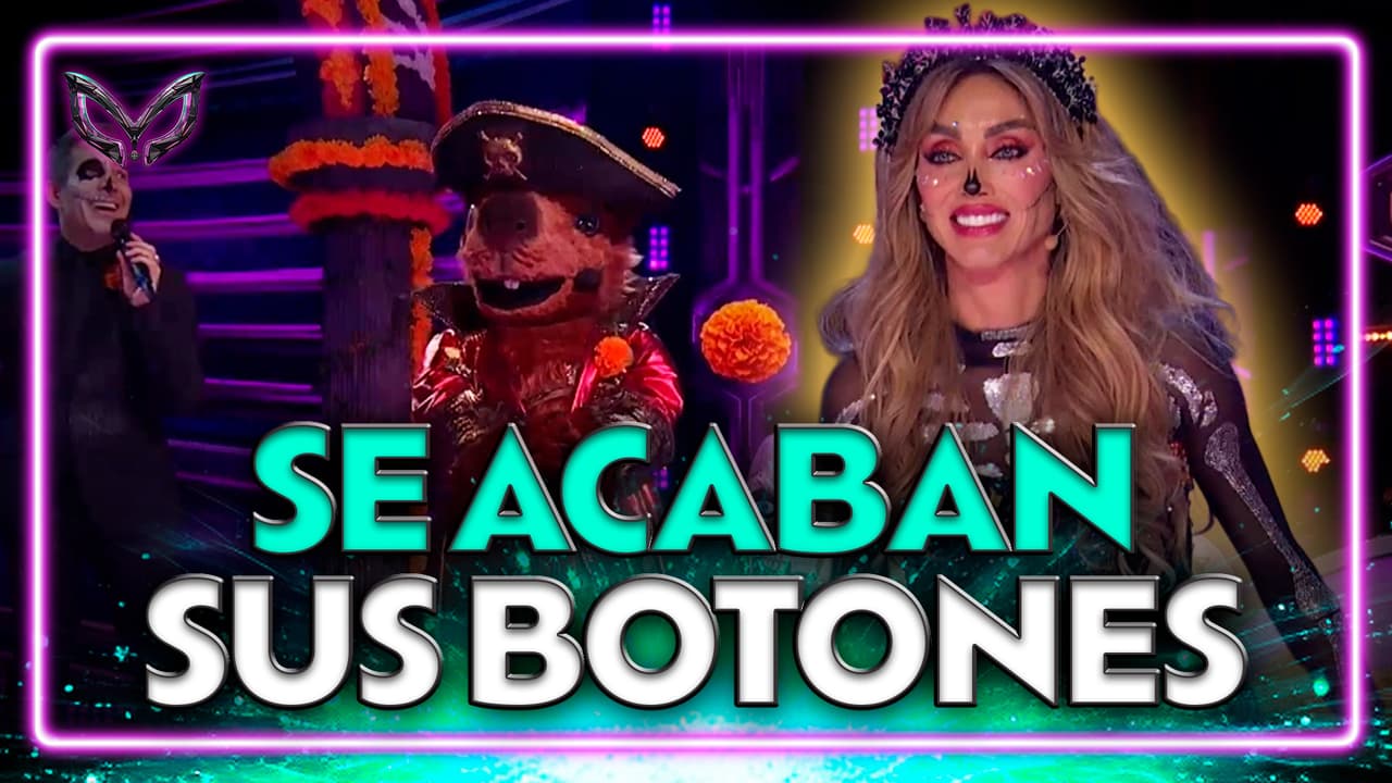 Anahí se viste en el héroe de Capi Bara con el BOTÓN SÁLVAME