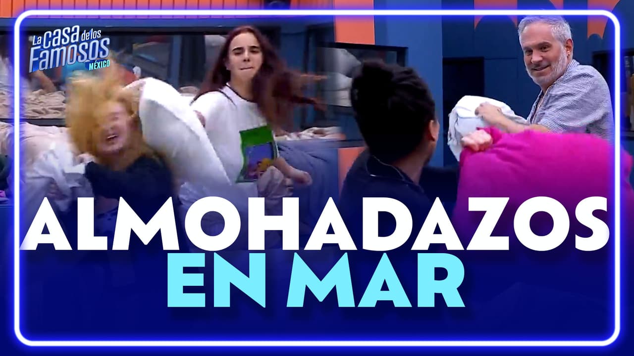 ¡Finalistas arman BATALLA de ALMOHADAS y hasta la hermana de Gala le entró!