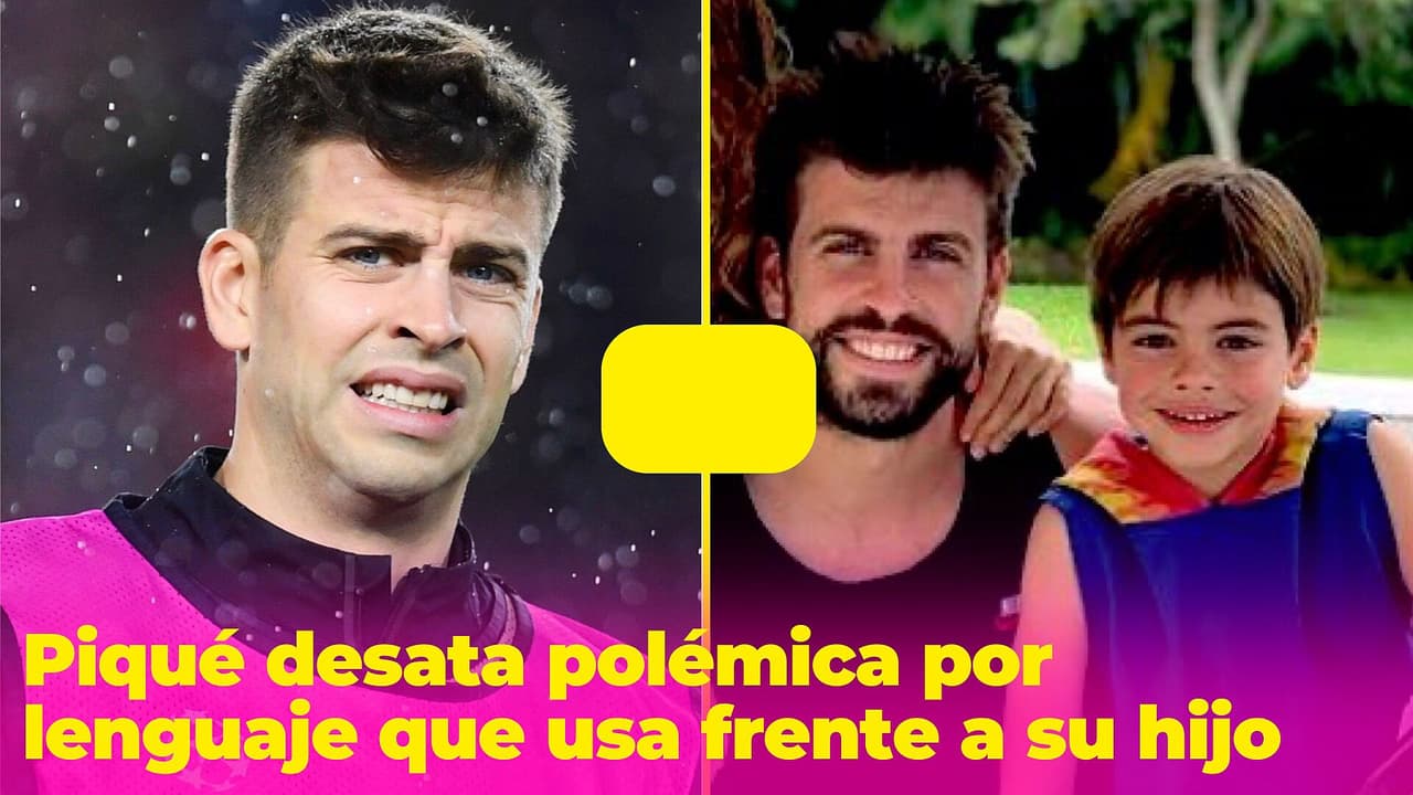 Piqué desata polémica por lenguaje que usa frente a su hijo durante un ‘en vivo’: ¿qué hizo Shakira?