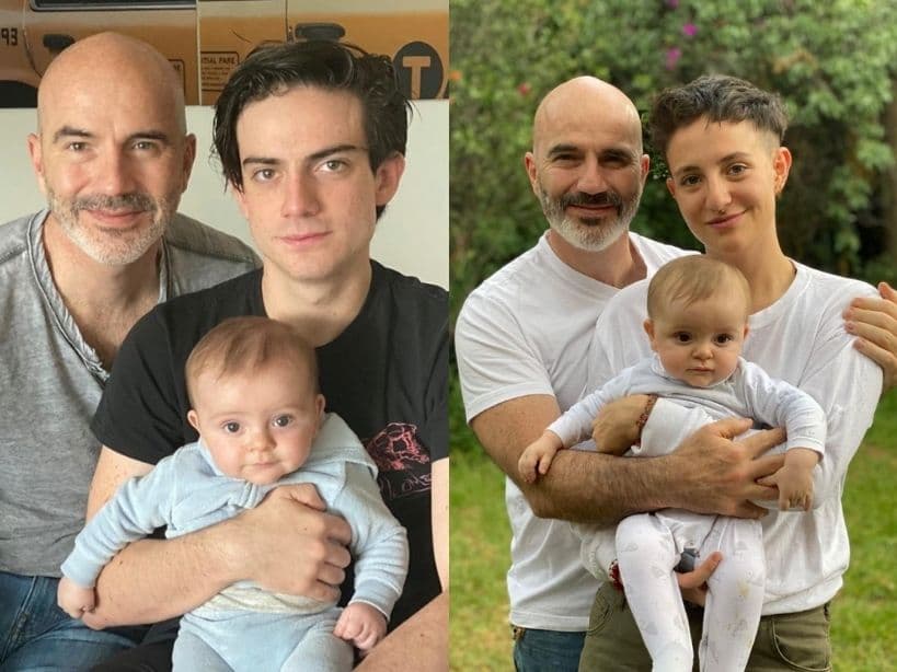 A la familia de la pareja también se suman Francisco y María José, hijos que el empresario procreó en su primer matrimonio y de quienes de vez en cuando comparte fotos en redes sociales.
