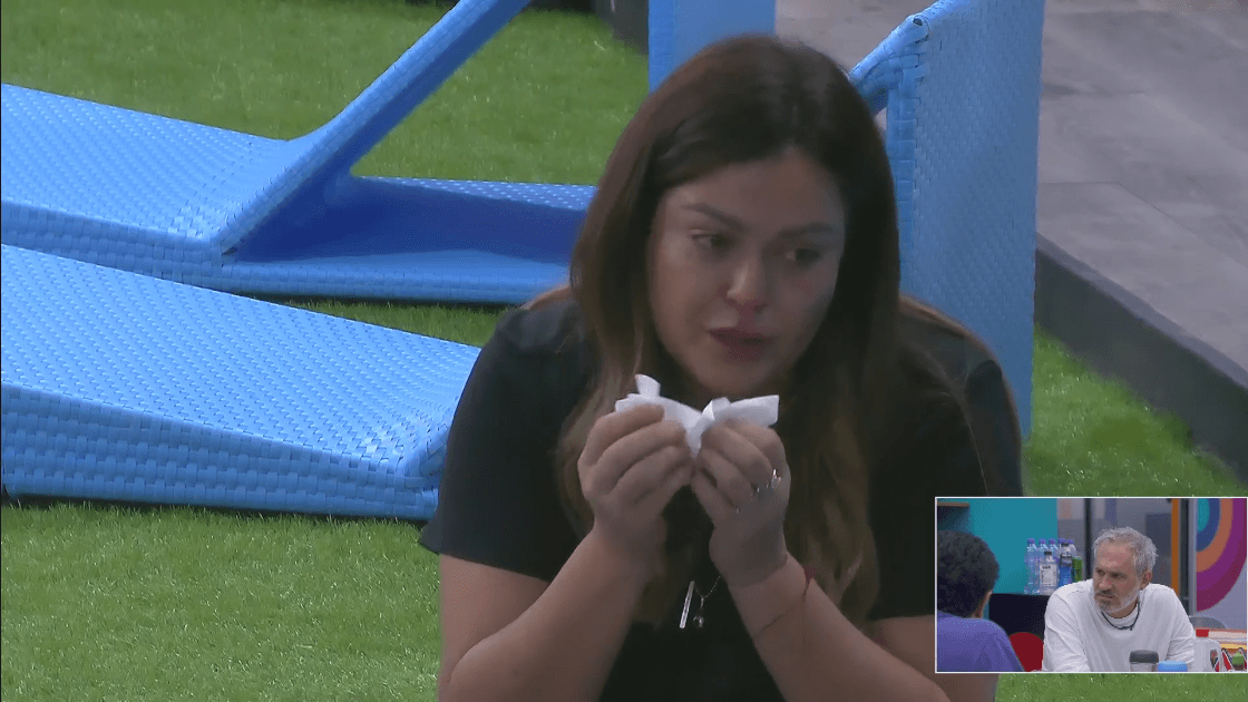 Mariana Echeverría llora por su hijo Lucca