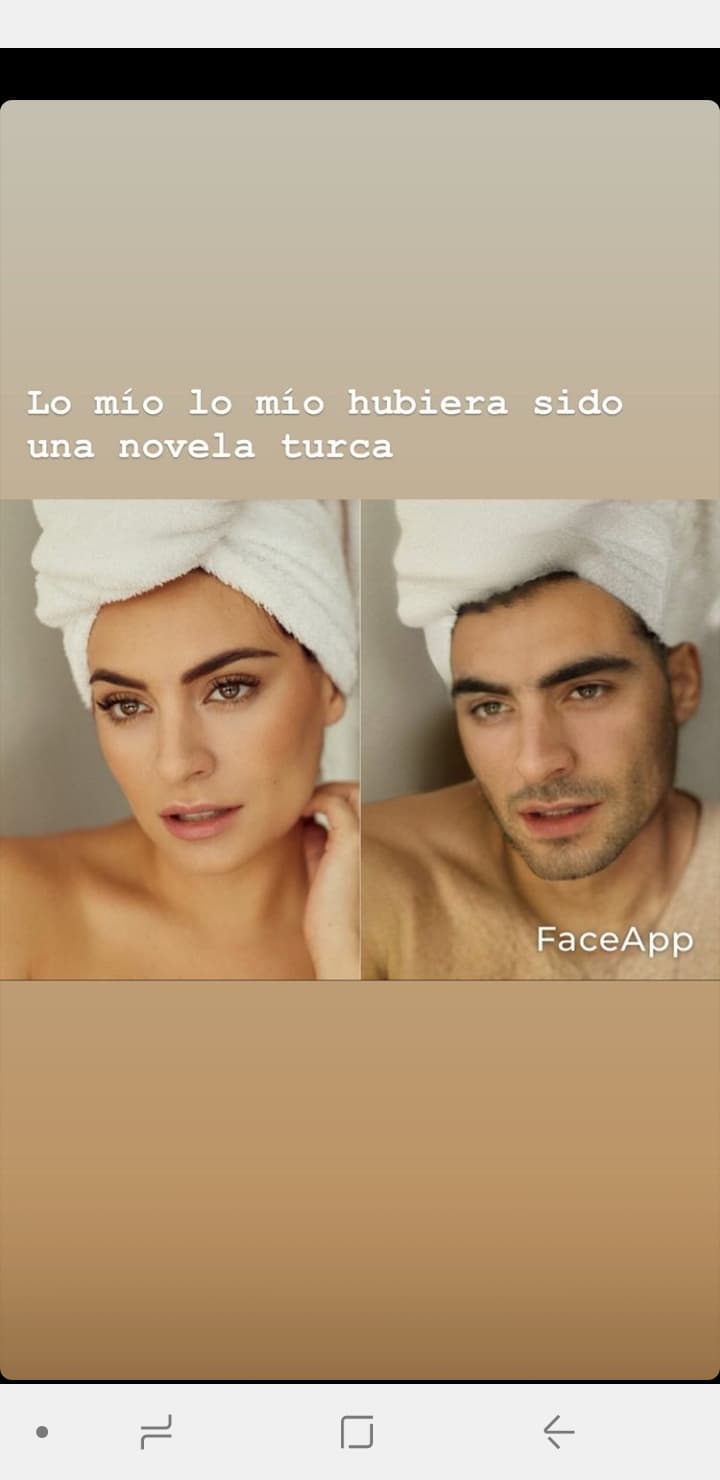Ana Brenda mostró lo atractiva que lulciría si fuera hombre e incluso bromeó al respecto, señalando que parecía galán de telenovela turca.