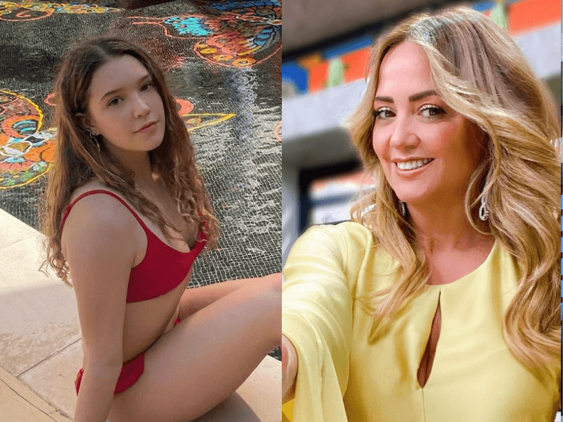 Hija de Andrea Legarreta presume torneadas piernas y así fue la reacción de la conductora