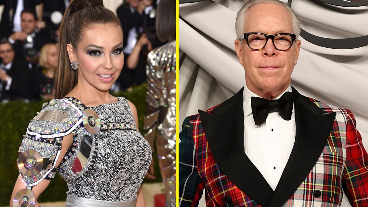 Thalía revela el reclamo que le hizo Tommy Hilfiger por polémico vestido que usó en la MET Gala 