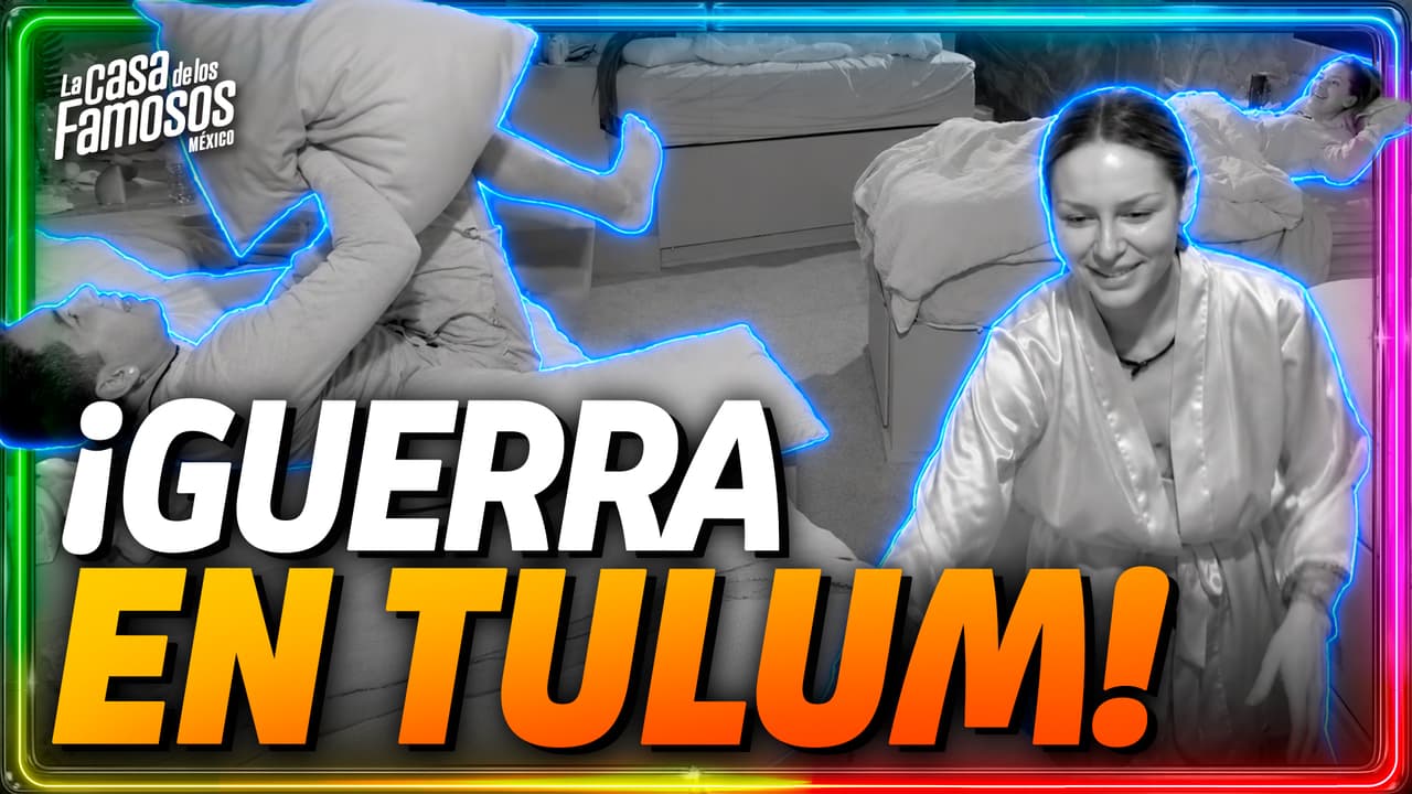¡SE ARMÓ LA GUERRA DE ALMOHADAS! Gema le regresa los golpes a Ese Pérez