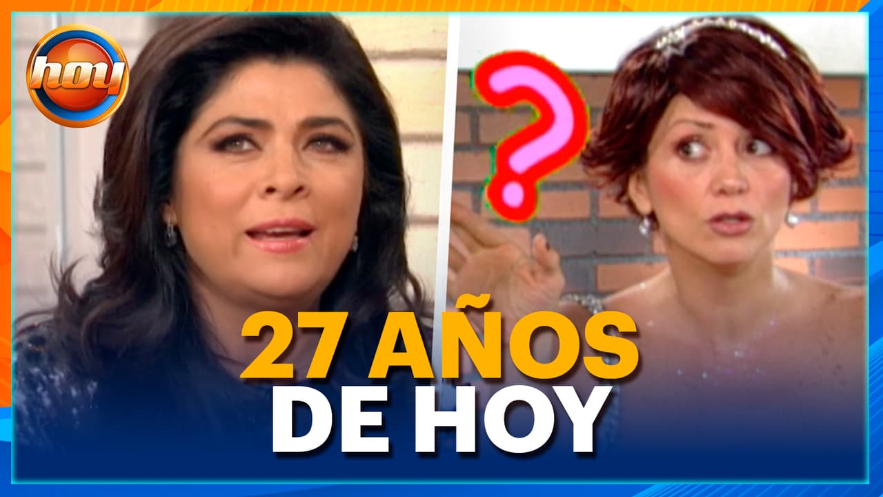 Andrea Legarreta revive su etapa como ‘La Niña Fresa’ y Victoria Ruffo sorprende en HOY