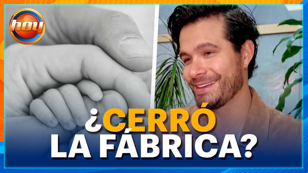 Brandon Peniche PRESUME cómo cuida y apapacha a su nuevo bebé