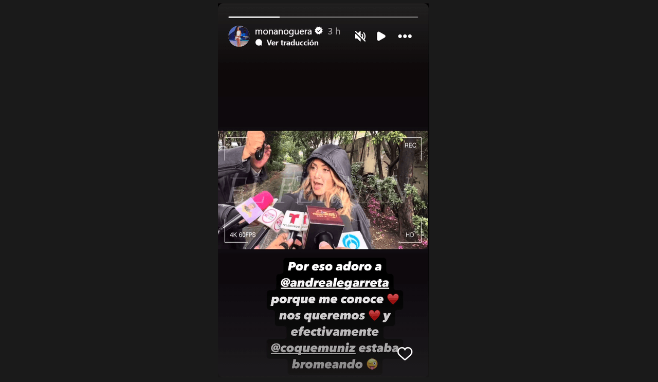 Mónica Noguera habla sobre Erik Rubín y Andrea Legarreta