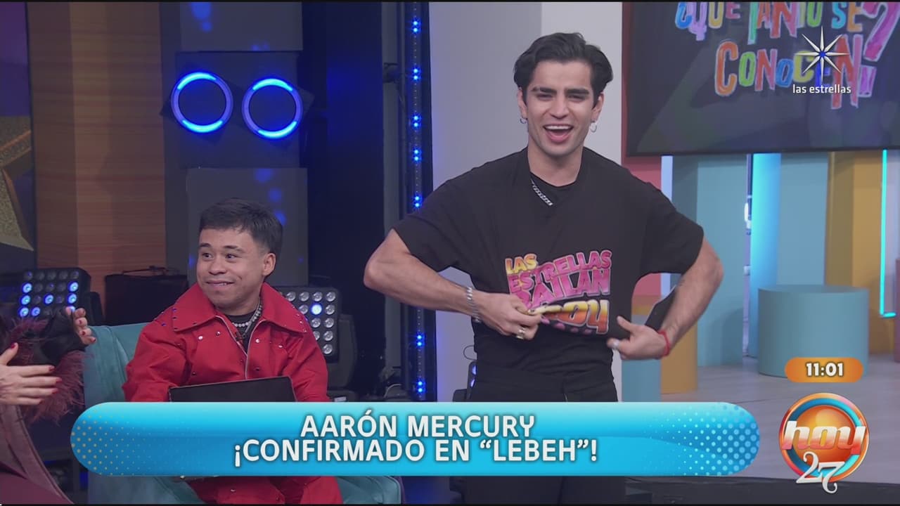 Aldo de Nigris anuncia que Aarón Mercury está en Las Estrellas Bailan en Hoy