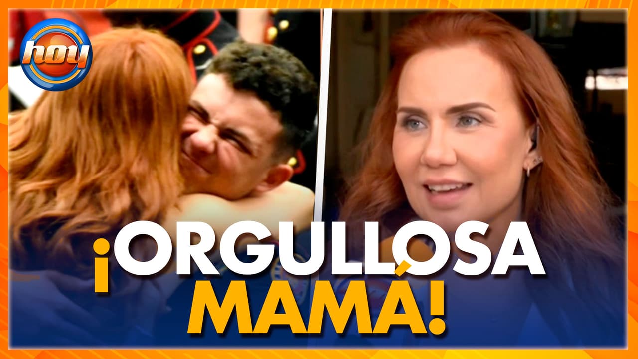 Michelle Vieth revela que su hijo se graduó como piloto aviador a sus 20 años
