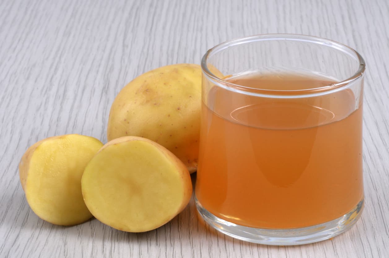 Conoce los secretos de jugo de papa
