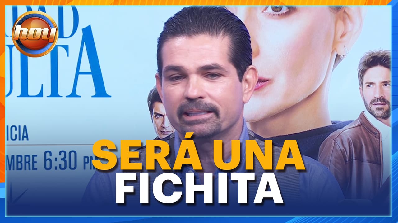 Ferdinando Valencia emocionado por interpretar al villano de 'Mi Verdad Oculta'