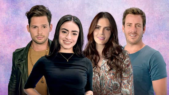 Emmanuel Palomares, Claudia Álvarez y el elenco de 'Vencer el Desamor ...